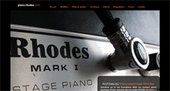 Desktop Screenshot of piano-rhodes.com