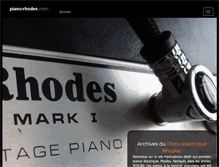 Tablet Screenshot of piano-rhodes.com